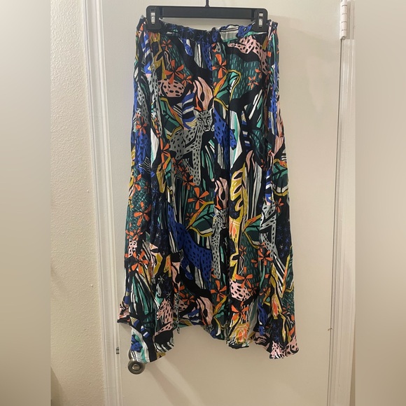 Anthropologie X Masha Volnova Saoirse Tiered Midi Skirt Medium - Picture 12 of 16